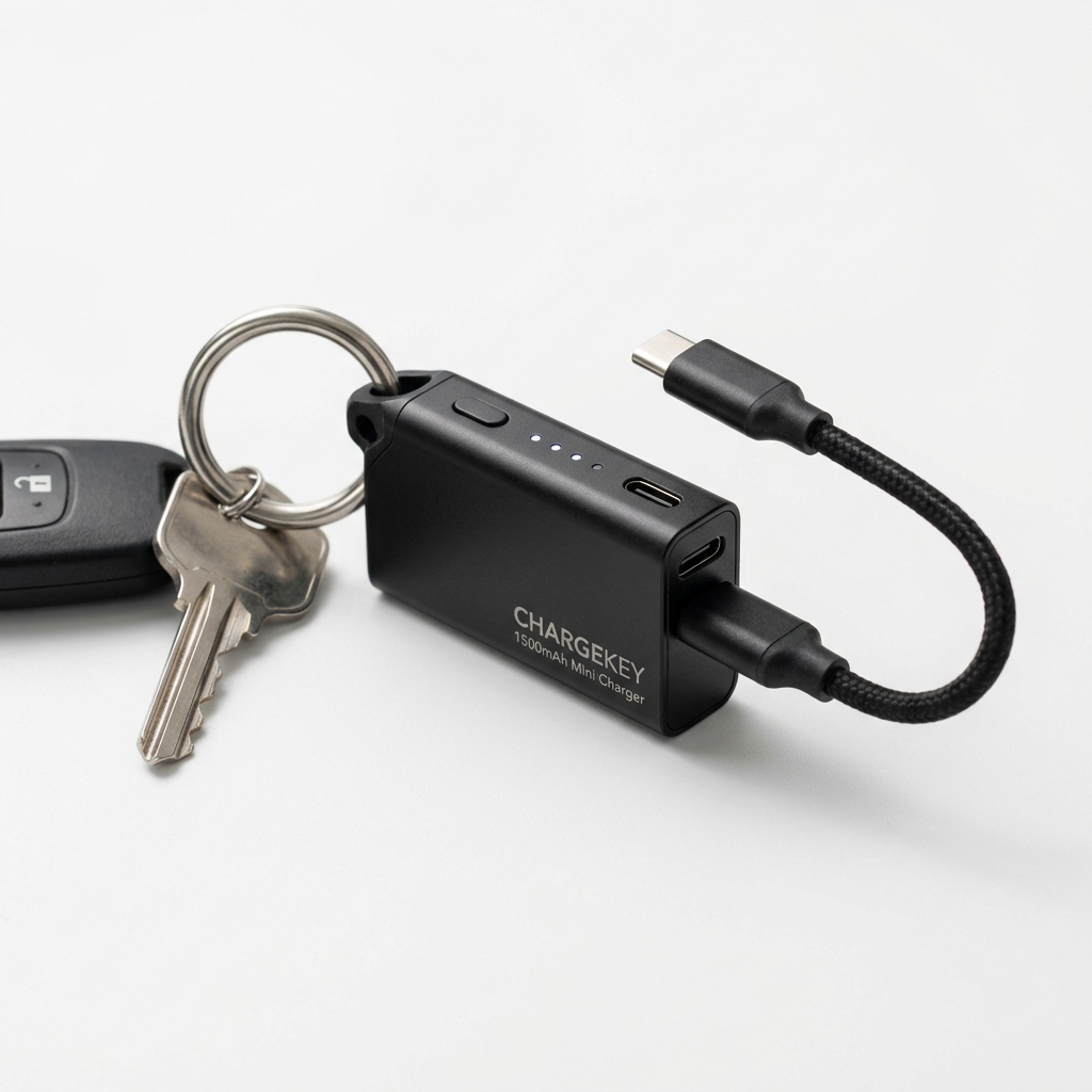 Emergency Portable Key Chain Charger for